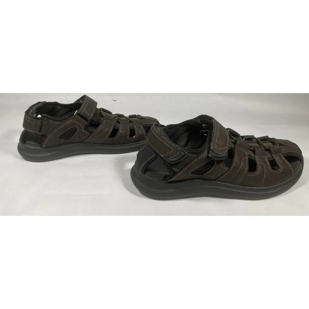 Nunn Bush Men's SZ 9M Brown, Rio Vista Fisherman Sandal 84845-200